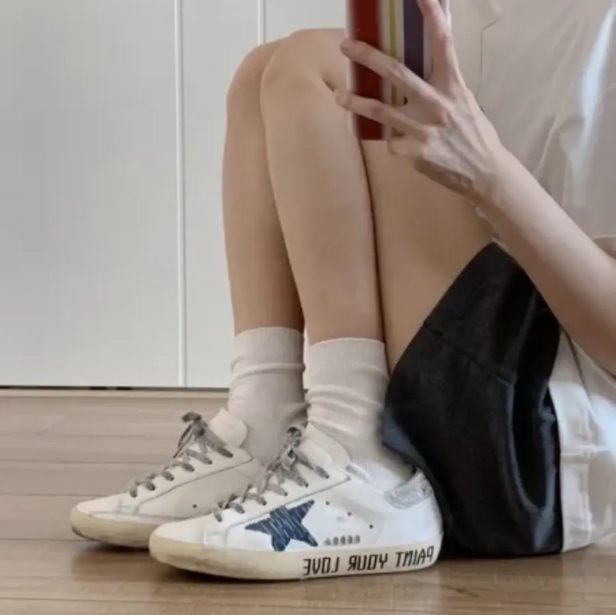 Giày Golden Goose Supper Star 'White Blue' GWF00270 F002474 10654 — ảnh 2