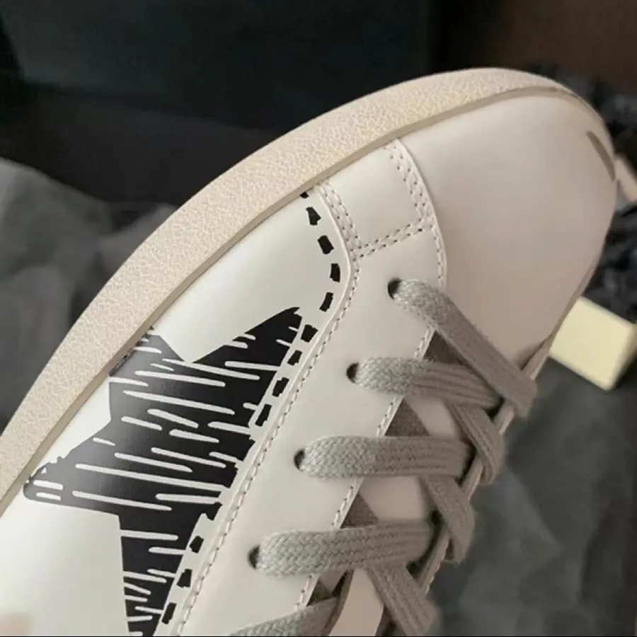 Giày Golden Goose Supper Star 'White Blue' GWF00270 F002474 10654 — ảnh 4