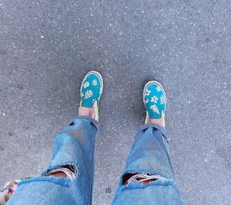 Giày Vans Classic Slip-On 'Aloha' VN0A5FCA3LA — ảnh 3