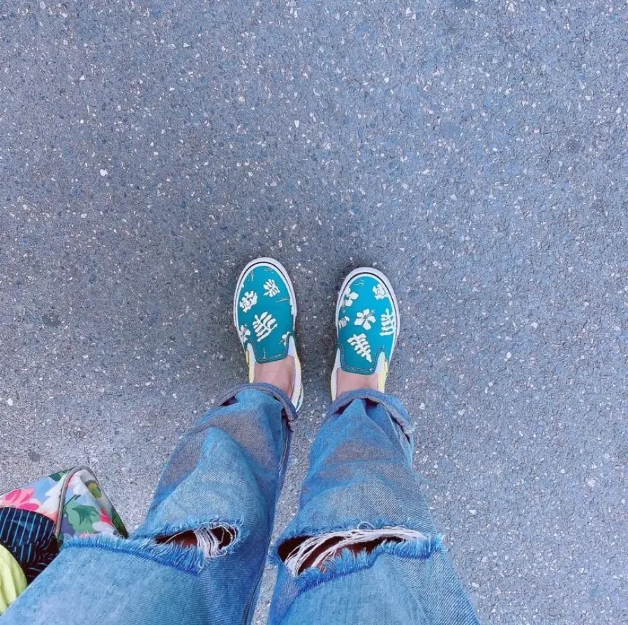 Giày Vans Classic Slip-On 'Aloha' VN0A5FCA3LA — ảnh 4
