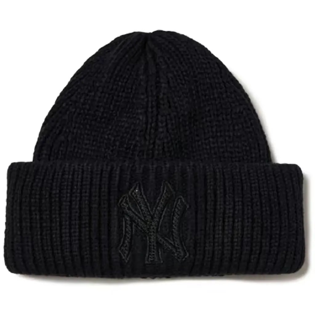 Mũ Tone On Tone Crystal Beanie New York Yankees 3ABNM1016-50BKS
