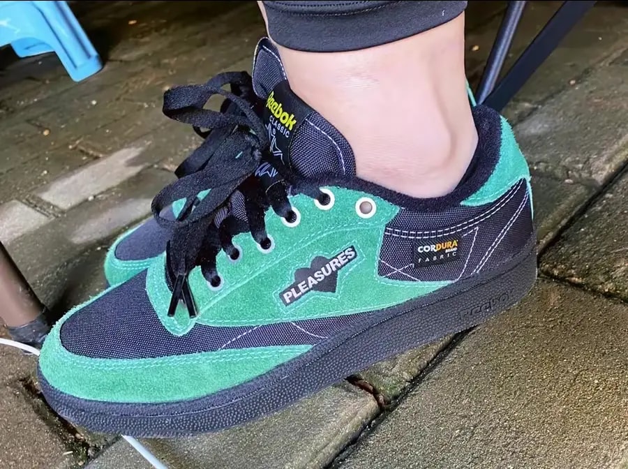 Giày Reebok Pleasures x Club C 85 'Pine Green' GW2644 — ảnh 2