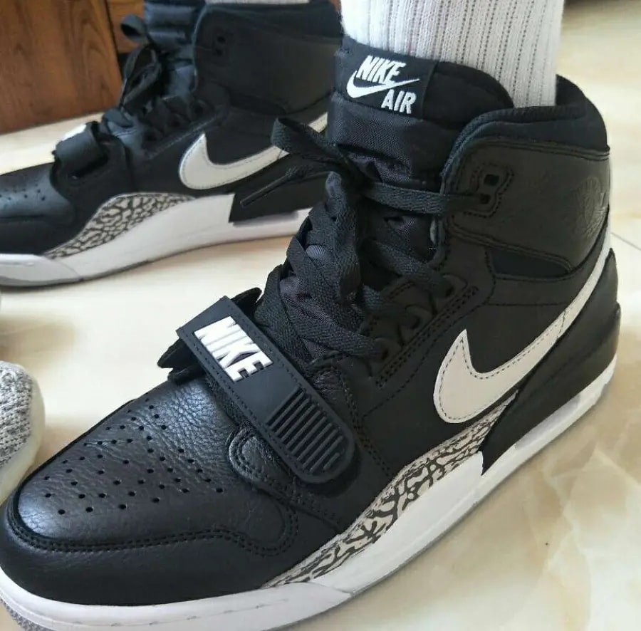Giày Nike Jordan Legacy 312 'Black Cement' AV3922-001 — ảnh 3