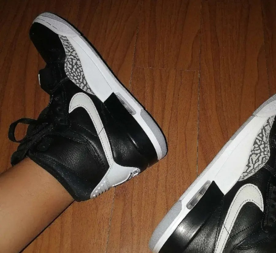 Giày Nike Jordan Legacy 312 'Black Cement' AV3922-001 — ảnh 4