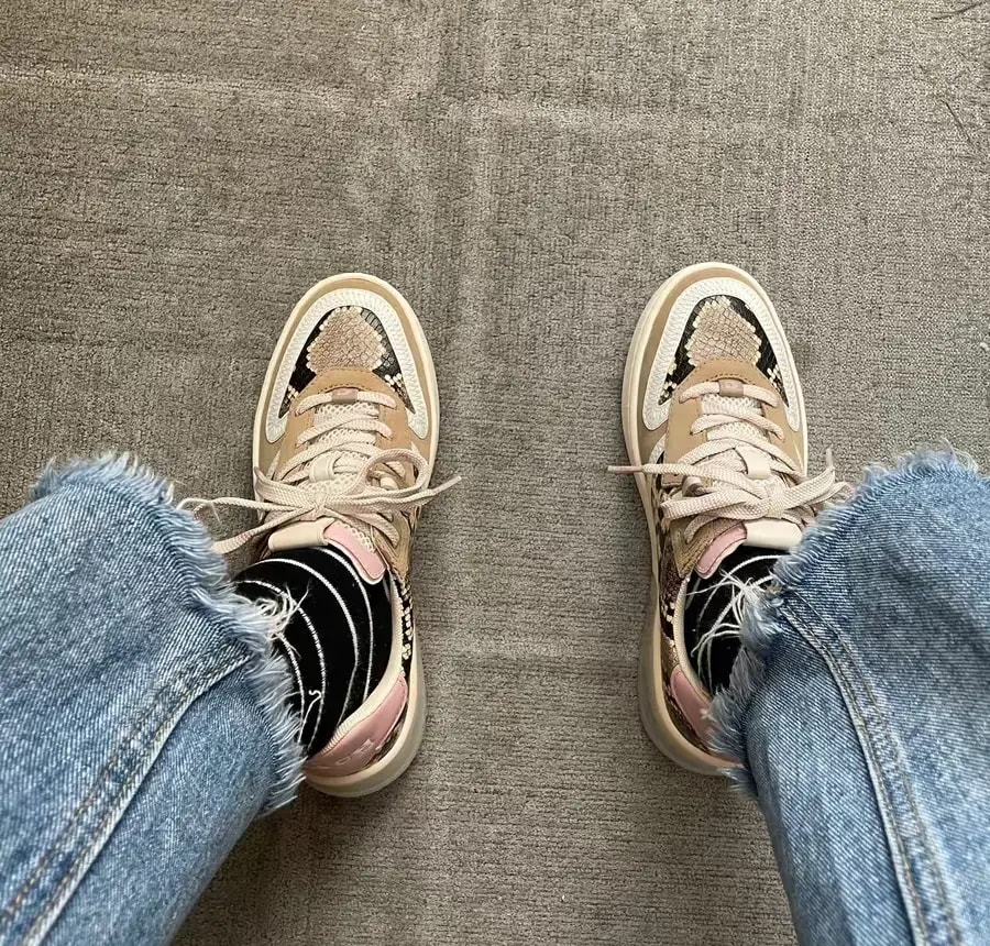 Giày Coach Citysole Court Sneaker In Snakeskin G5246-QHQ — ảnh 3