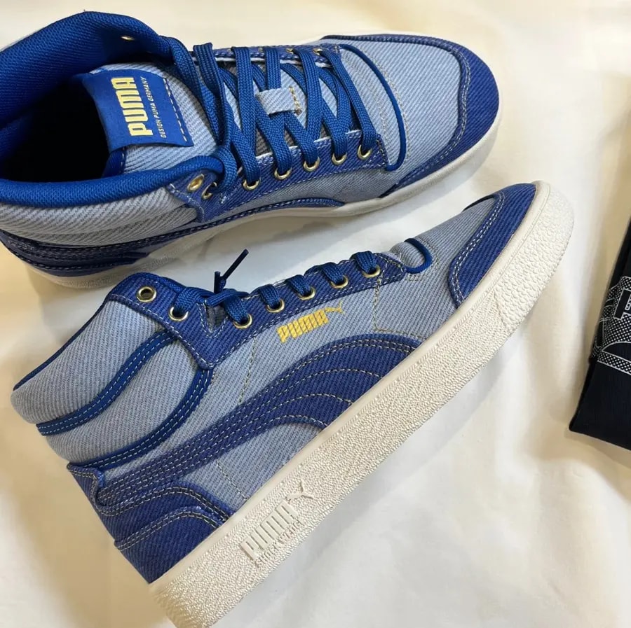 Giày Puma Ralph Sampson Mid Dark Denim 387588-01 — ảnh 5
