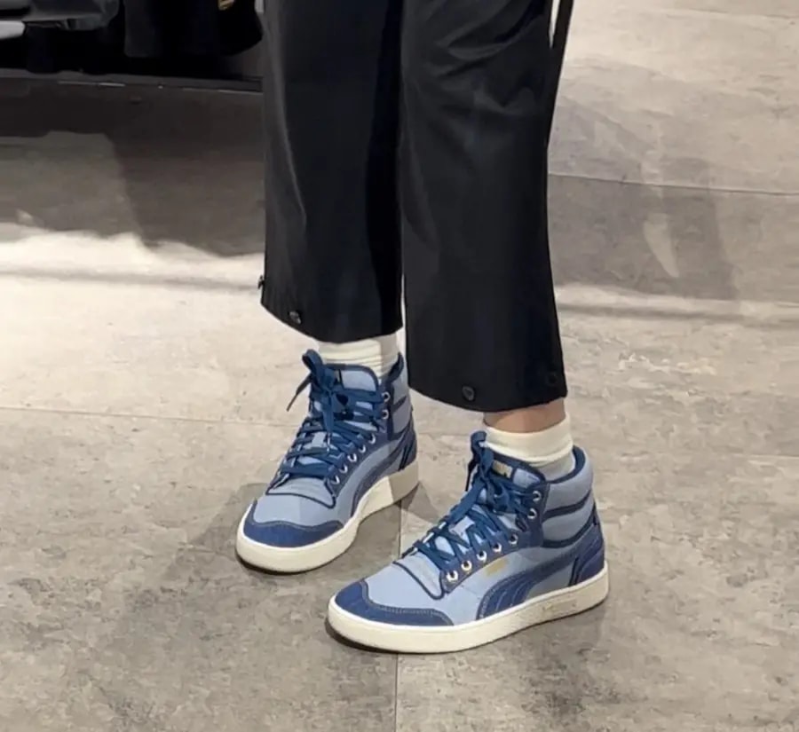 Giày Puma Ralph Sampson Mid Dark Denim 387588-01 — ảnh 3