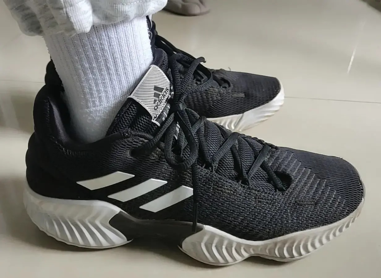 Giày Adidas Pro Bounce 2018 Low 'Black' FW5747 — ảnh 2