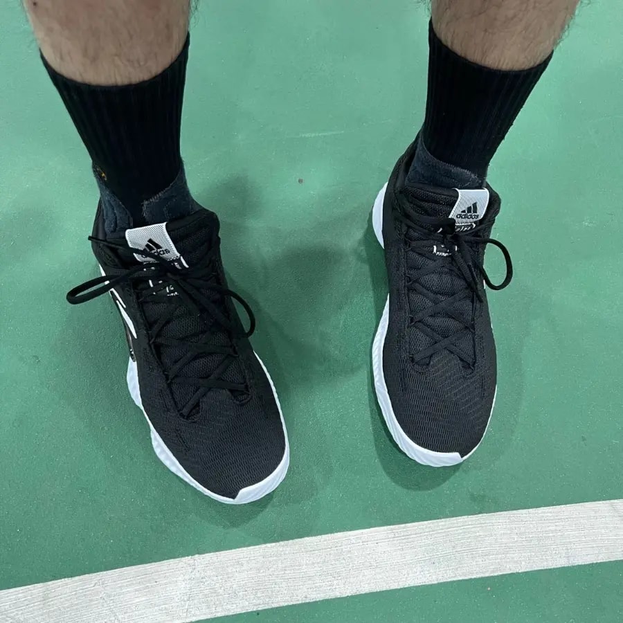 Giày Adidas Pro Bounce 2018 Low 'Black' FW5747 — ảnh 5
