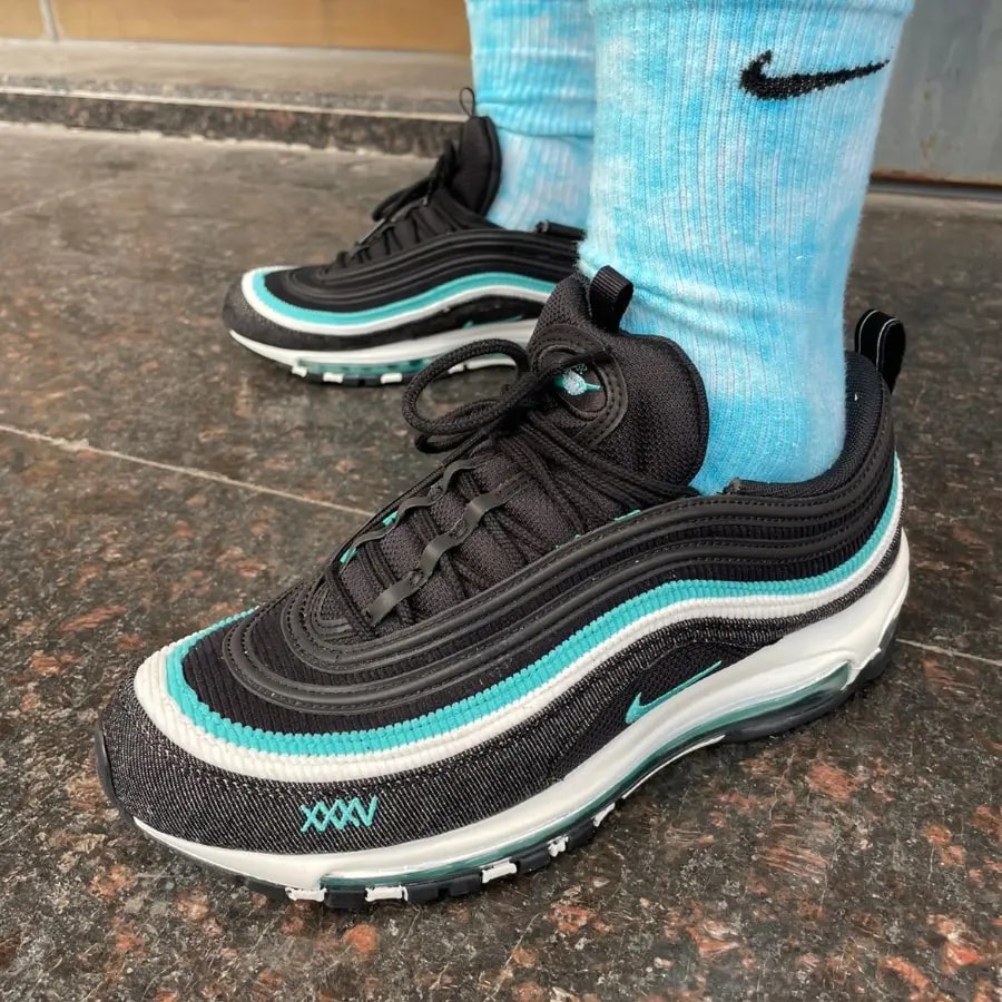 Giày Nike Air Max 97 'Black Sport Turquoise' DN1893-001 — ảnh 2