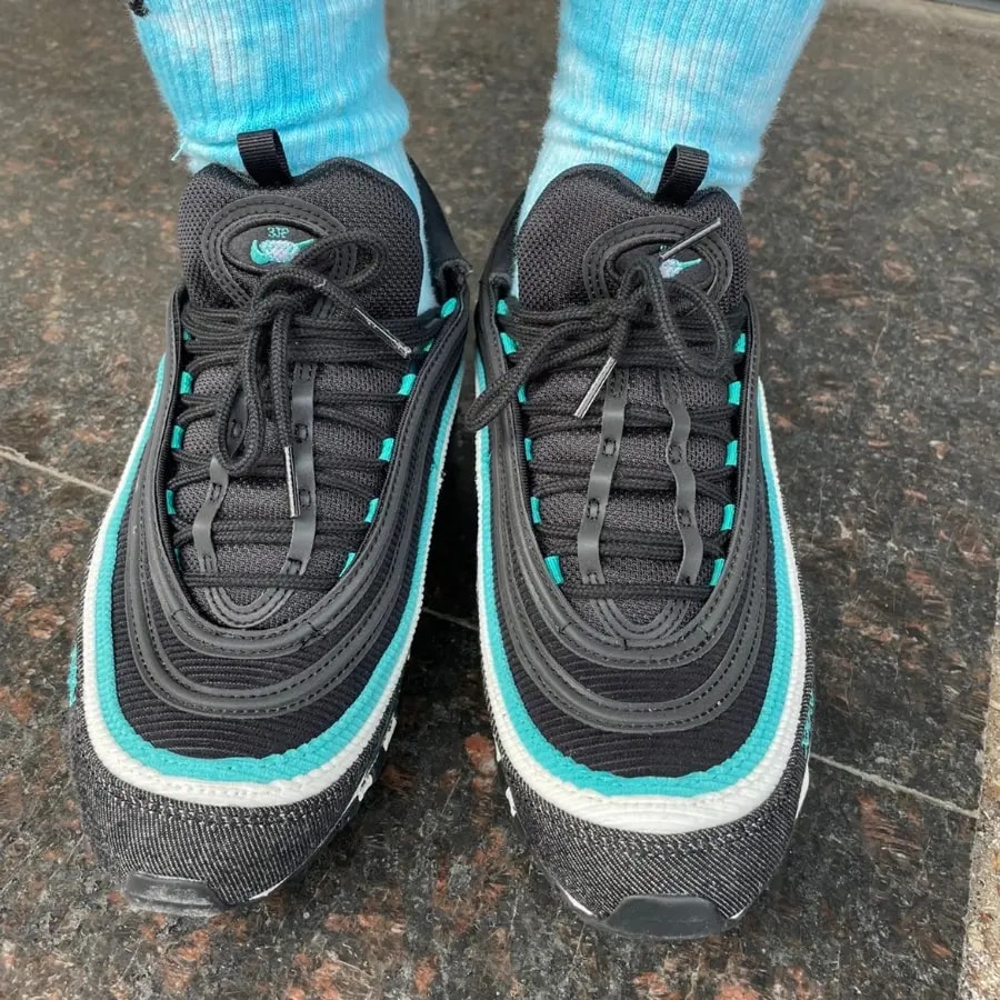 Giày Nike Air Max 97 'Black Sport Turquoise' DN1893-001 — ảnh 3