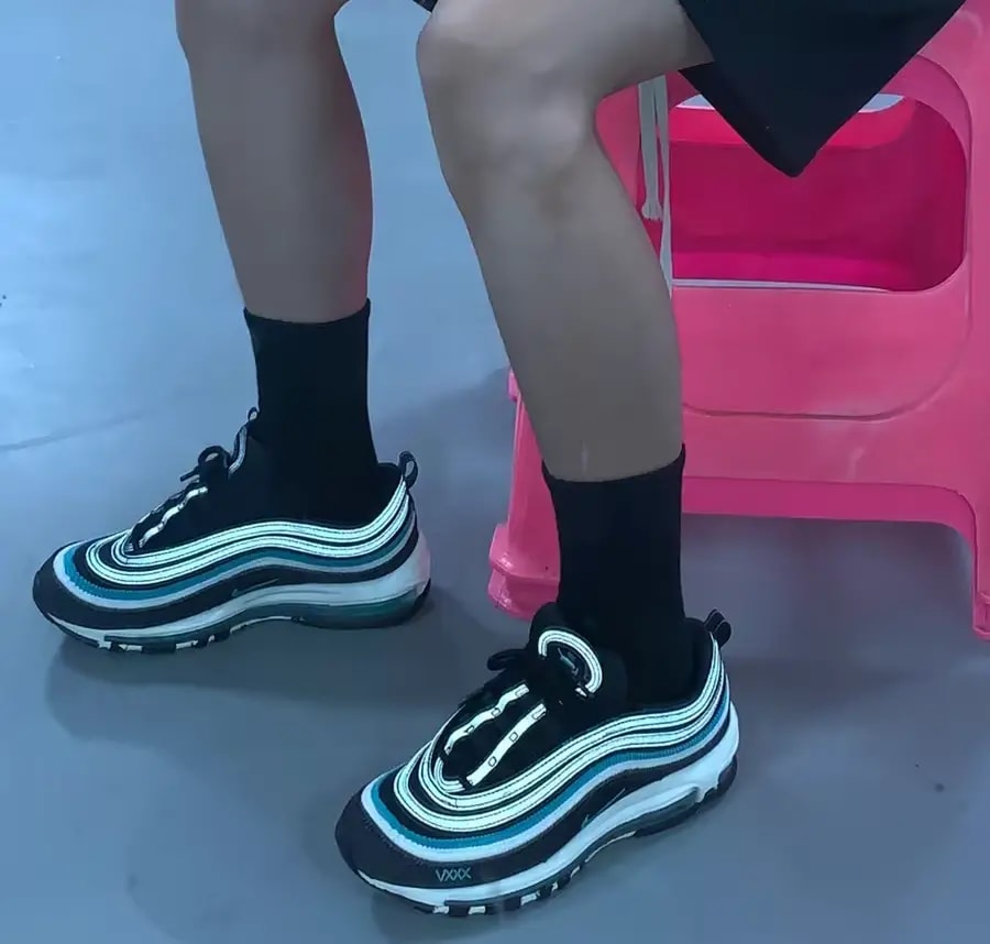 Giày Nike Air Max 97 'Black Sport Turquoise' DN1893-001 — ảnh 4