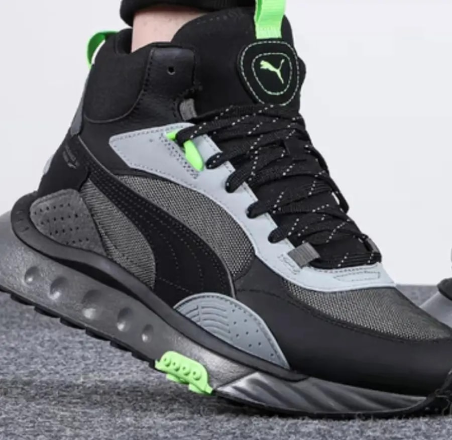 Giày Puma Wild Rider Mid WS 'Black Neon' 381598-01 — ảnh 2