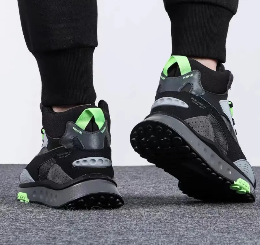 Giày Puma Wild Rider Mid WS 'Black Neon' 381598-01 — ảnh 4