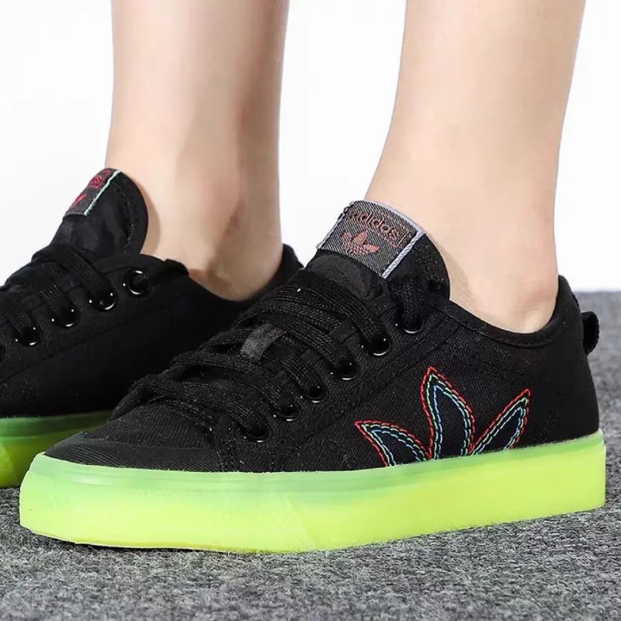 Giày Adidas Nizza Black Green GX2730 — ảnh 2