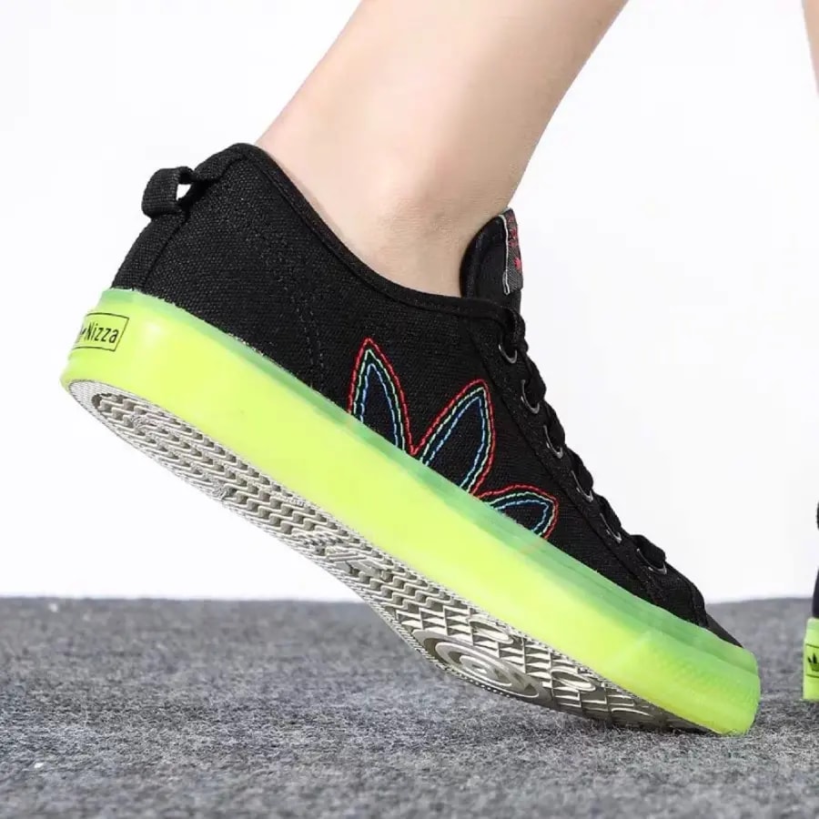 Giày Adidas Nizza Black Green GX2730 — ảnh 3