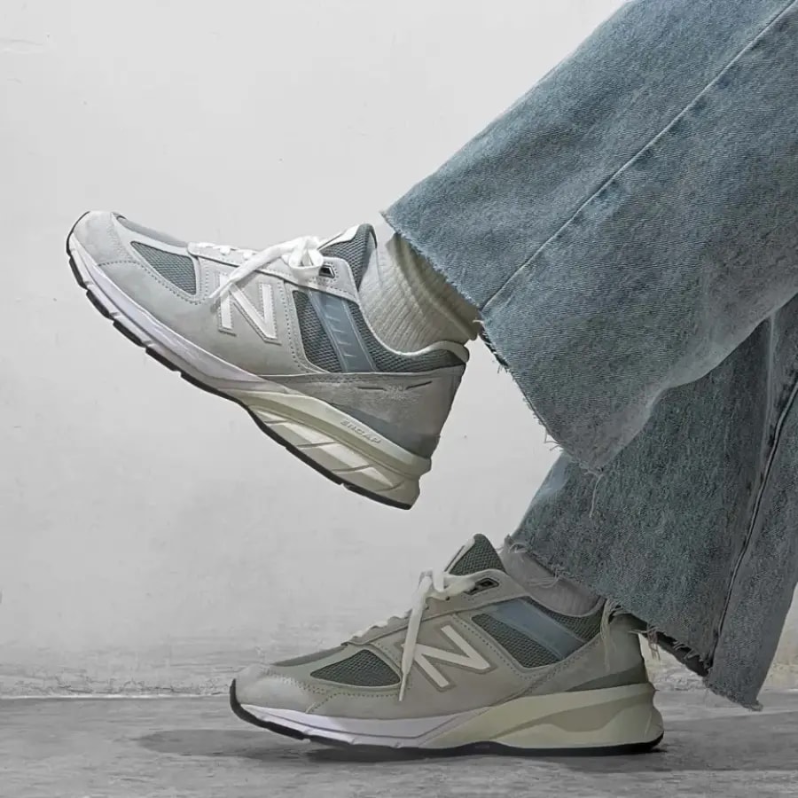 GIÀY NEW BALANCE 990v5 Made In USA 'Nimbus Cloud Silver' M990NA5 — ảnh 2