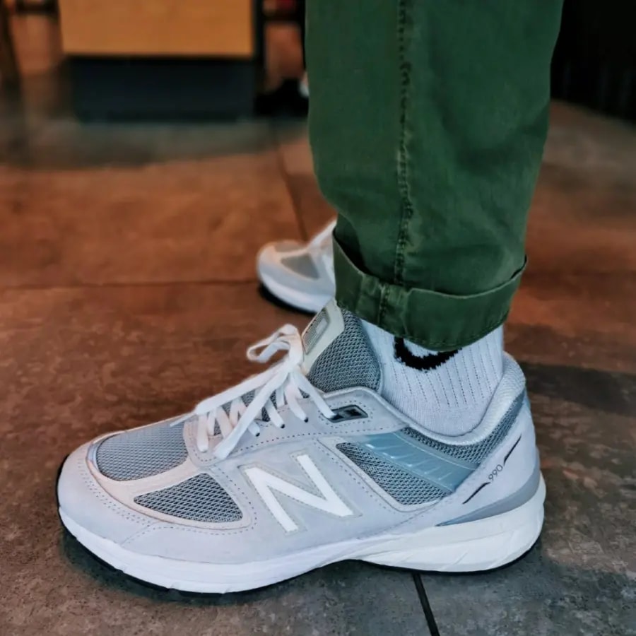 GIÀY NEW BALANCE 990v5 Made In USA 'Nimbus Cloud Silver' M990NA5 — ảnh 3