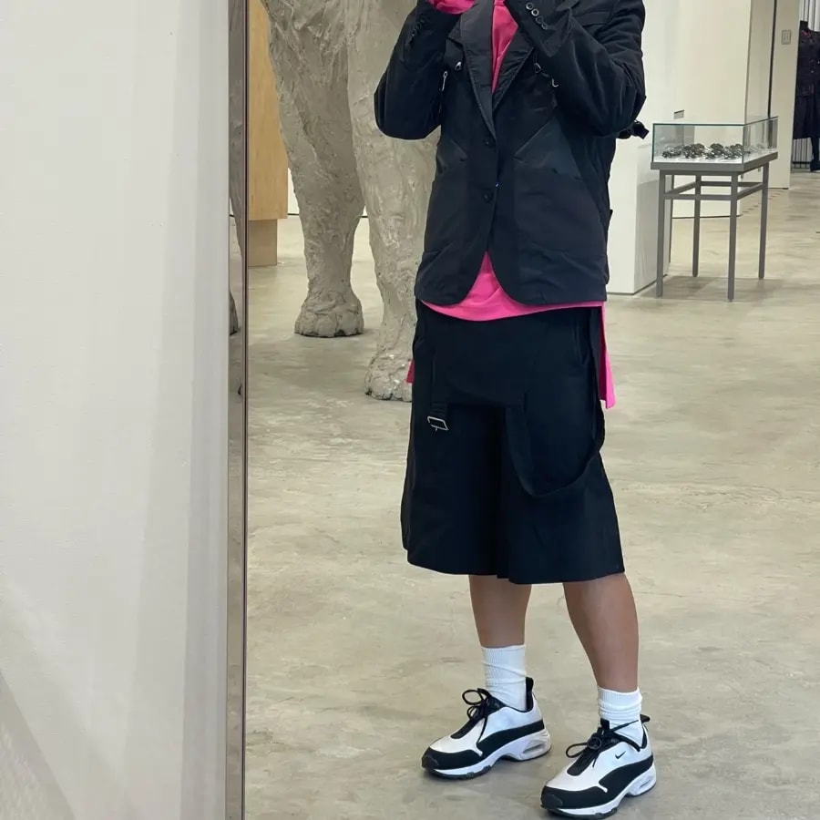Giày Nike Air Max x Comme des Garçons 'White Black' DO8095-101 — ảnh 2