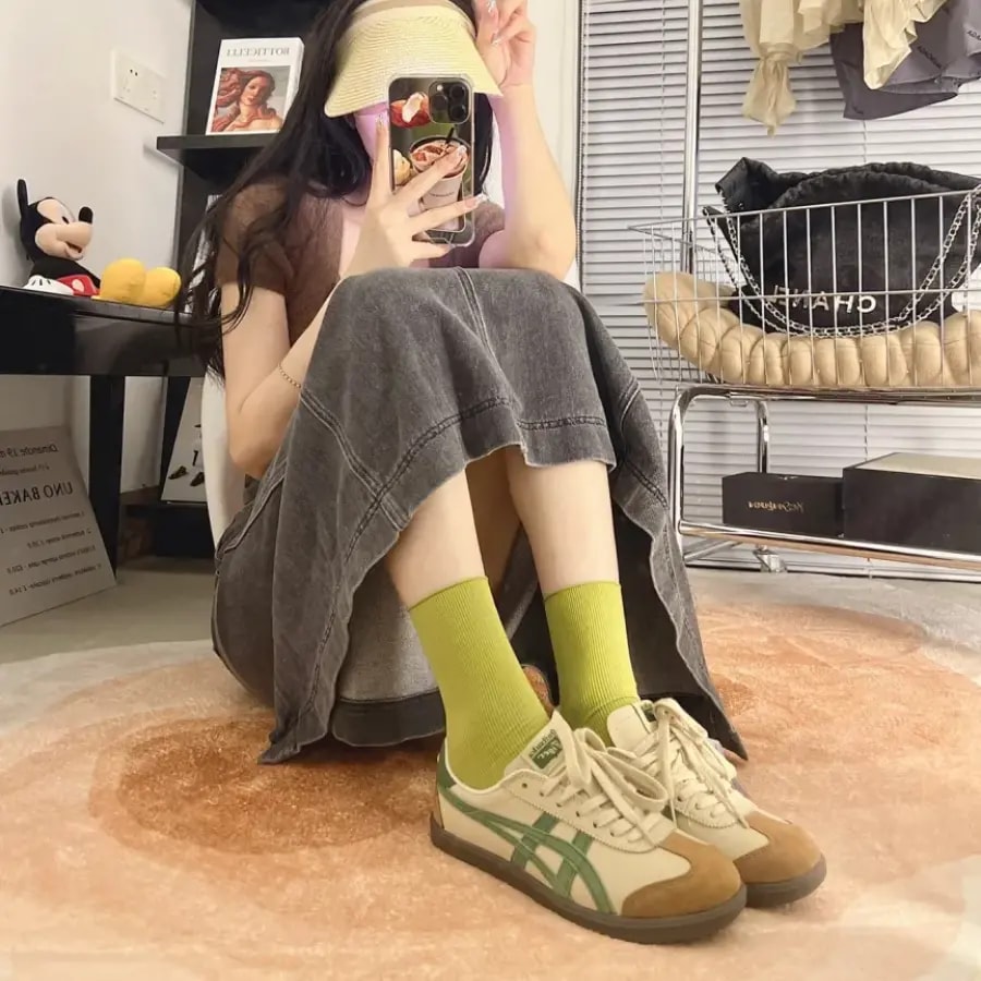 Giày Onitsuka Tiger Tokuten 'Beige Green' 1183C086-250 — ảnh 3