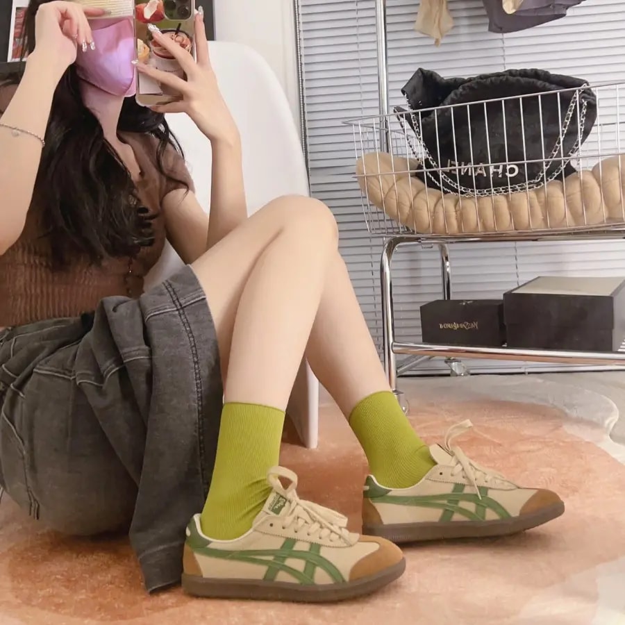 Giày Onitsuka Tiger Tokuten 'Beige Green' 1183C086-250 — ảnh 2