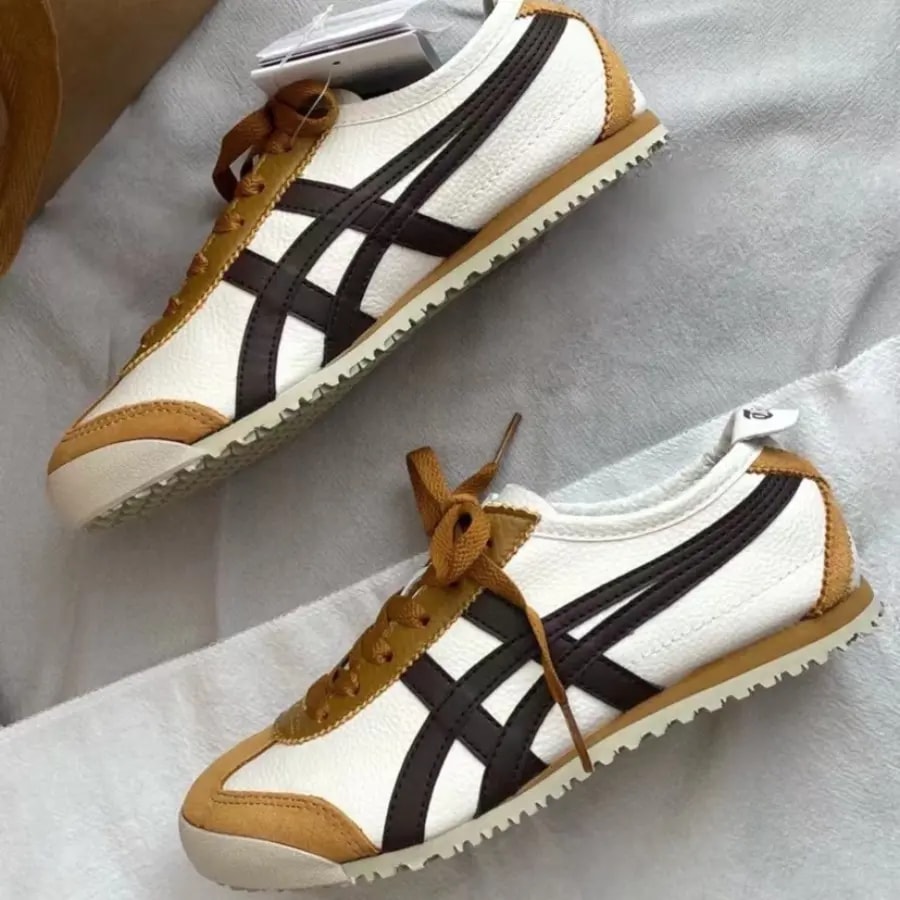 Giày Onitsuka Tiger Mexico 66 'White Brown' 1183A201-117 — ảnh 3