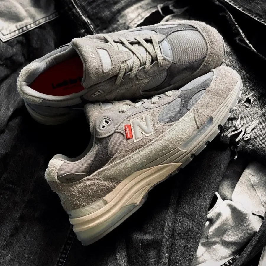 Giày New Balance Levi’s x 992 'Grey Denim' M992LV — ảnh 5