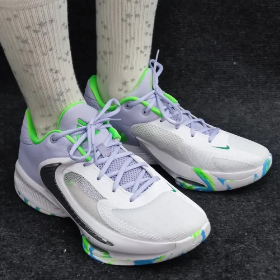 Giày Nike Zoom Freak 4 EP 'White Oxgen' DJ6148-101 — ảnh 3