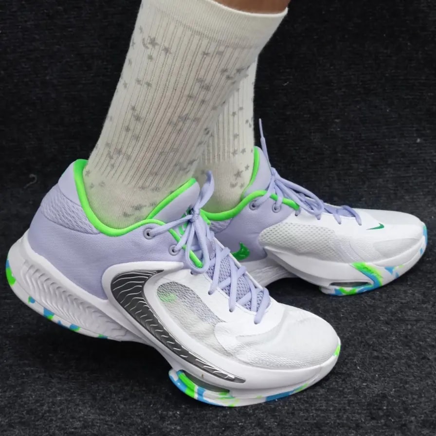 Giày Nike Zoom Freak 4 EP 'White Oxgen' DJ6148-101 — ảnh 2