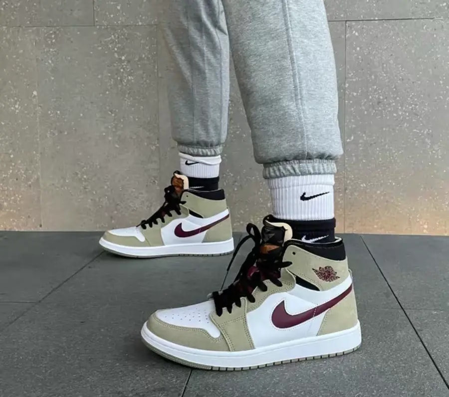 Giày Nike Air Jordan 1 Zoom 'Neutral Olive' CT0978-203 — ảnh 3