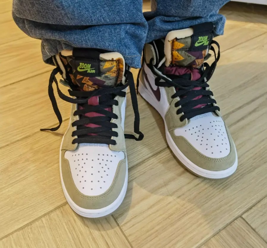 Giày Nike Air Jordan 1 Zoom 'Neutral Olive' CT0978-203 — ảnh 4