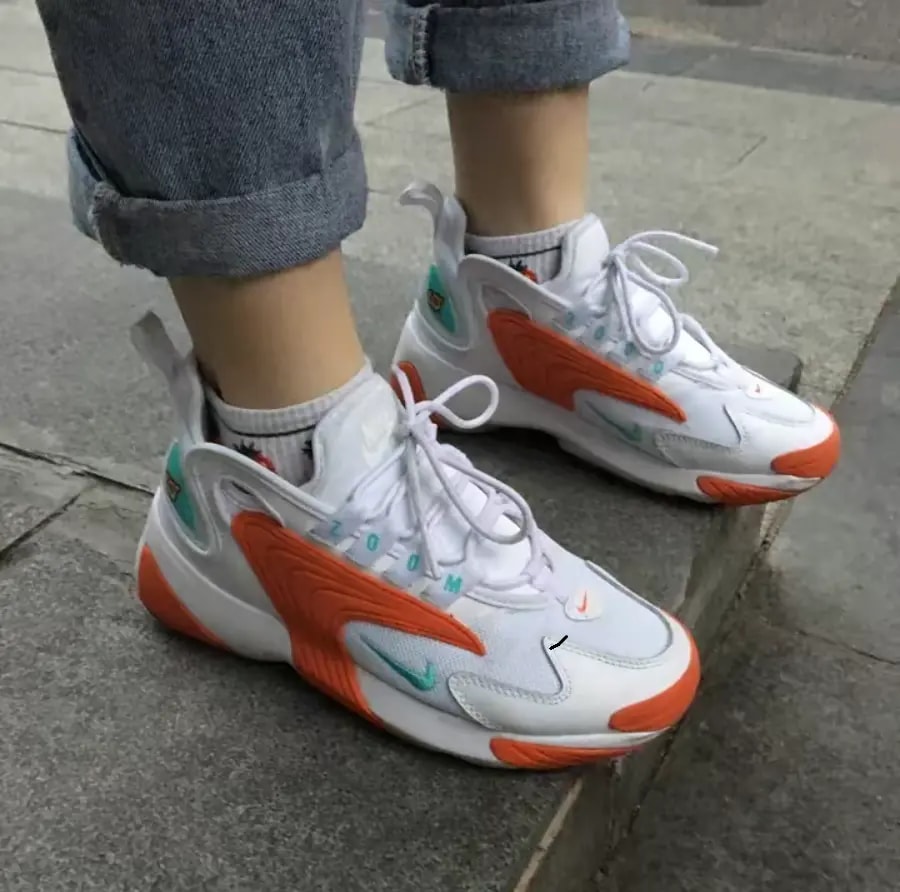 Giày Nike Wmns Zoom 2K 'Icon Clash White Cosmic Clay' AO0354-105 — ảnh 2