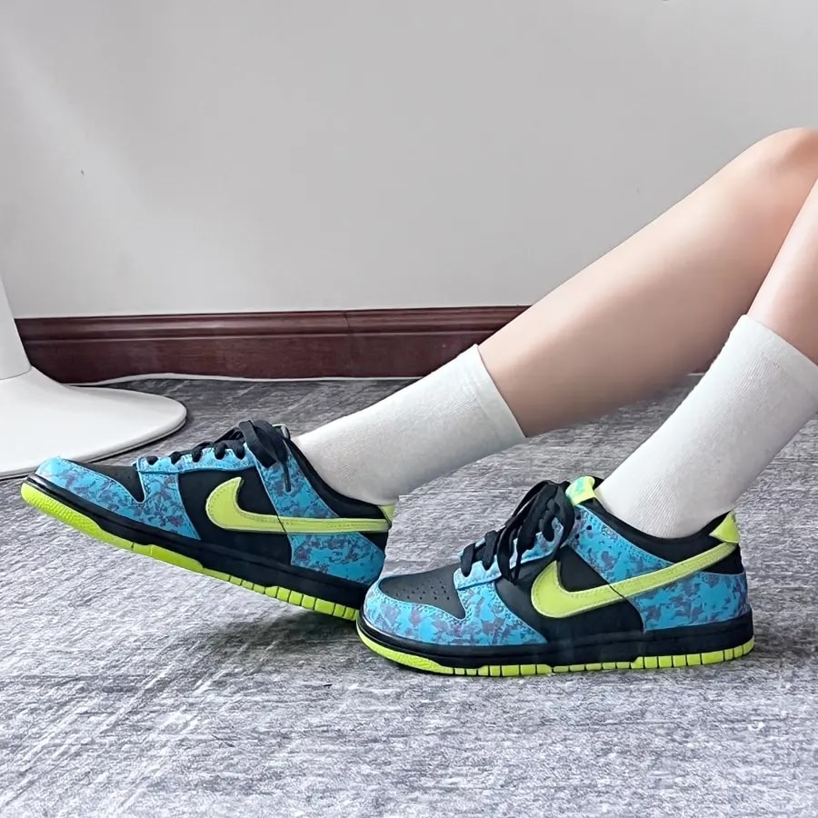 Giày Nike Dunk Low SE 'Acid Wash Baltic Blue Volt' DV1694-900 — ảnh 5