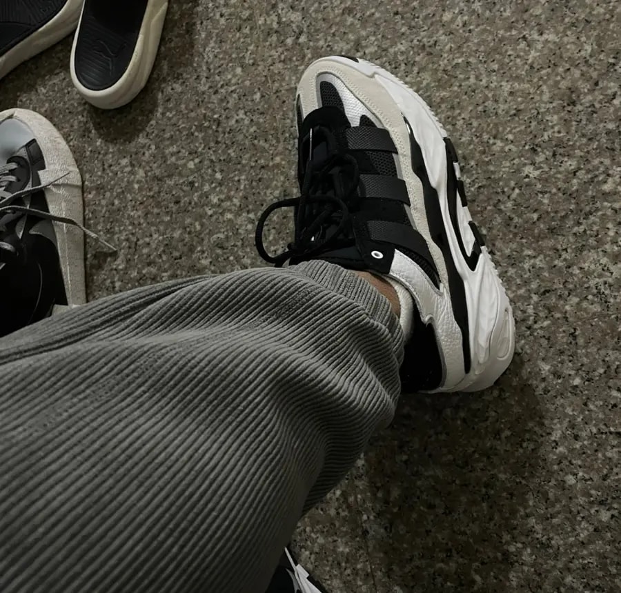 Giày Adidas Niteball 'Black White' H67360 — ảnh 2
