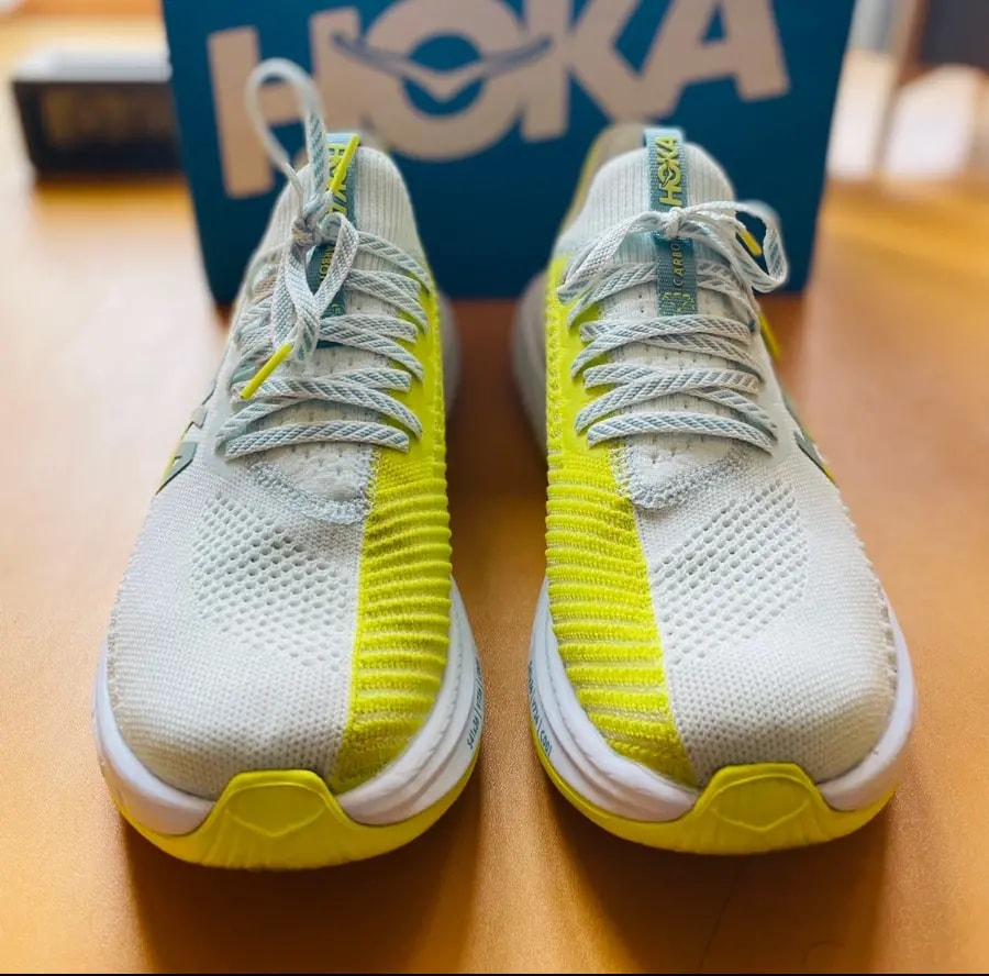 Giày Hoka Carbon X 3 Running 'Grey Yellow' 1123192-BSEP — ảnh 2