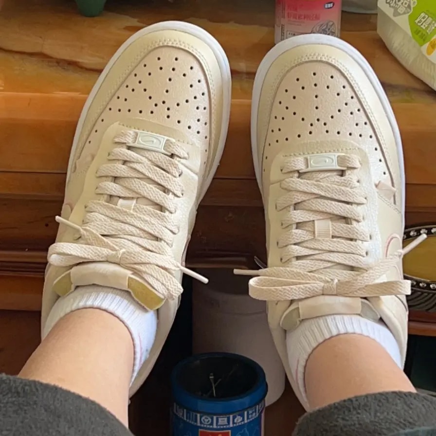 Giày Nike Wmns Court Vision Low Premium 'Pearl White' DM0838-200 — ảnh 3