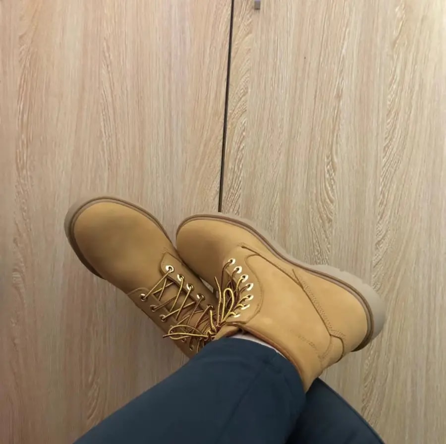 Giày Timberland Men's 6-Inch Basic Waterproof Wheat Nubuck Boot 19079 — ảnh 2