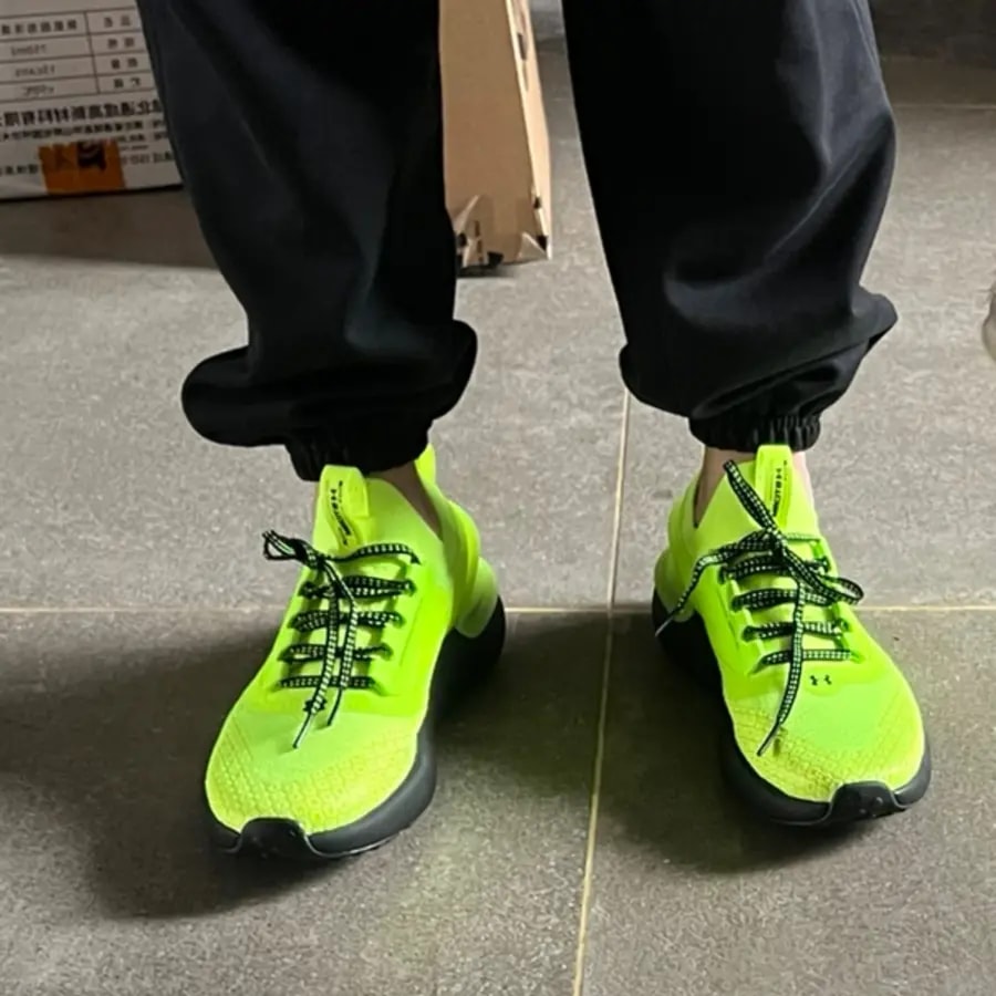Giày Under Armour HOVR Phantom 3 Storm 'Lime Surge' 3025522-300 — ảnh 4