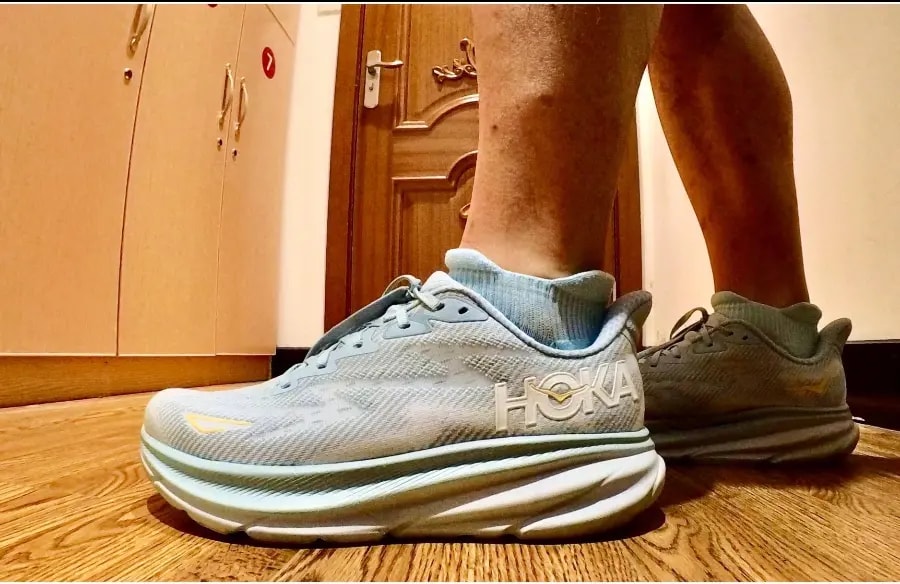 Giày Hoka Clifton 9 Max Cushioned Running 'Blue' 1127895-CBIF — ảnh 4