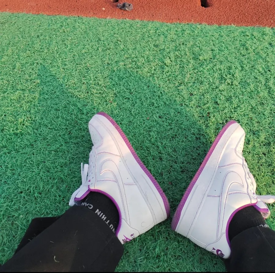 Giày Nike Air Force 1 '07 'Contrast Stitch White Viotech' CV1724-105 — ảnh 2