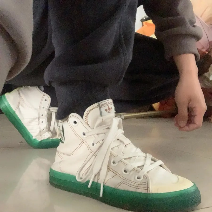 Giày Adidas Nizza High RF 'Green Gum' GX2707 — ảnh 2