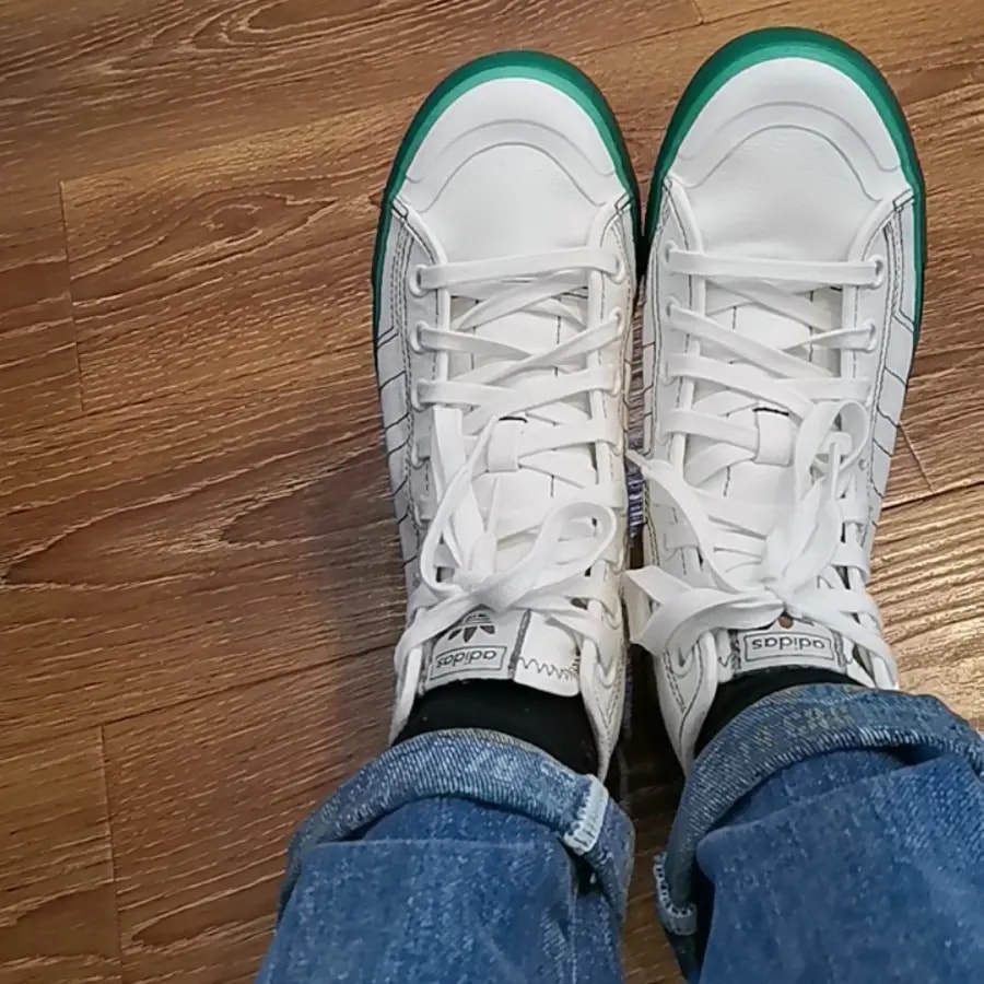 Giày Adidas Nizza High RF 'Green Gum' GX2707 — ảnh 5