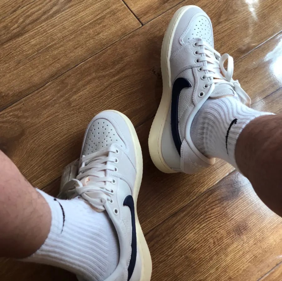 Giày Nike Air Jordan 1 Retro AJKO Low SP 'Union Sail Leather' DZ4864-100 — ảnh 3