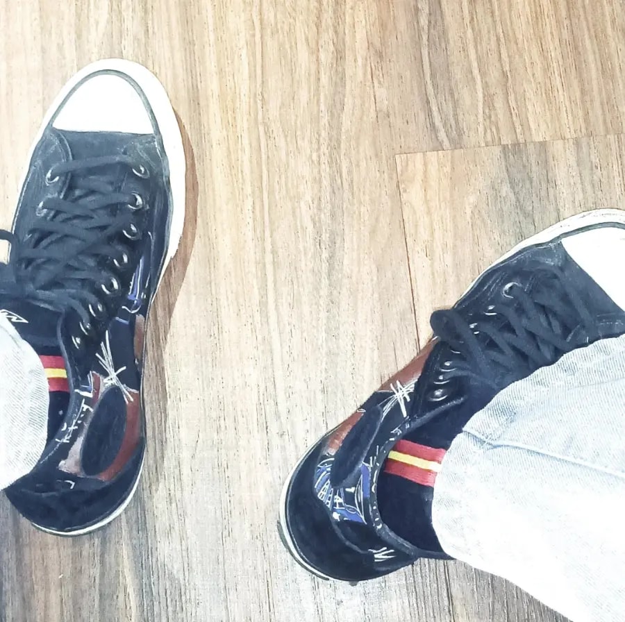 Giày Converse Jean-Michel Basquiat x Chuck 70 High 'Kings of Egypt III' 172585C — ảnh 3