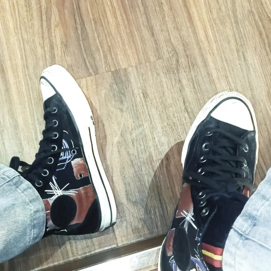 Giày Converse Jean-Michel Basquiat x Chuck 70 High 'Kings of Egypt III' 172585C — ảnh 5