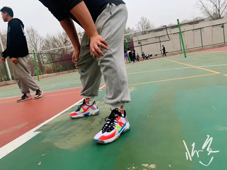Giày Nike Jordan Westbrook One Take 2 PF 'White Multi' CW2458-101 — ảnh 5