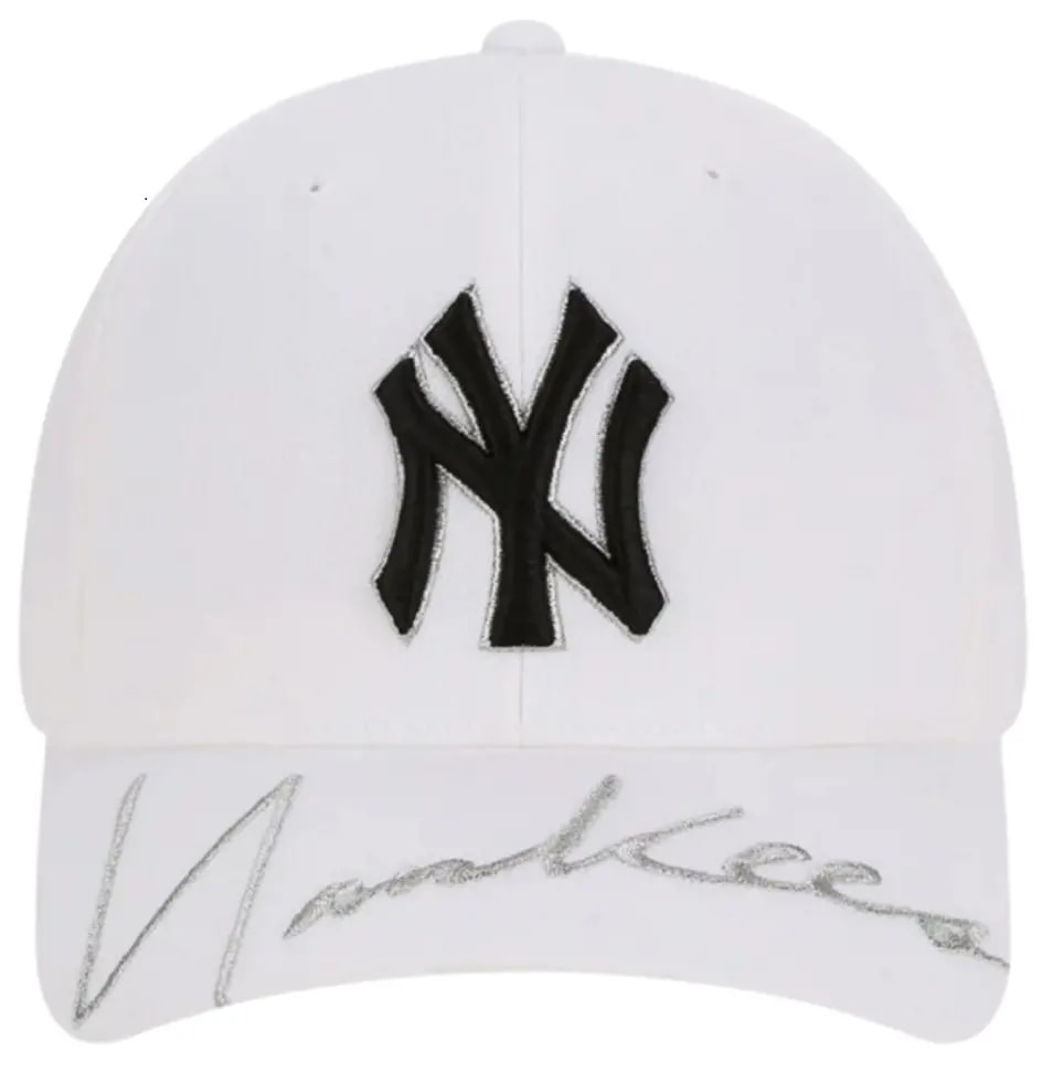 Mũ MLB NY Yankees White 'Black' 32CPIK011-50X