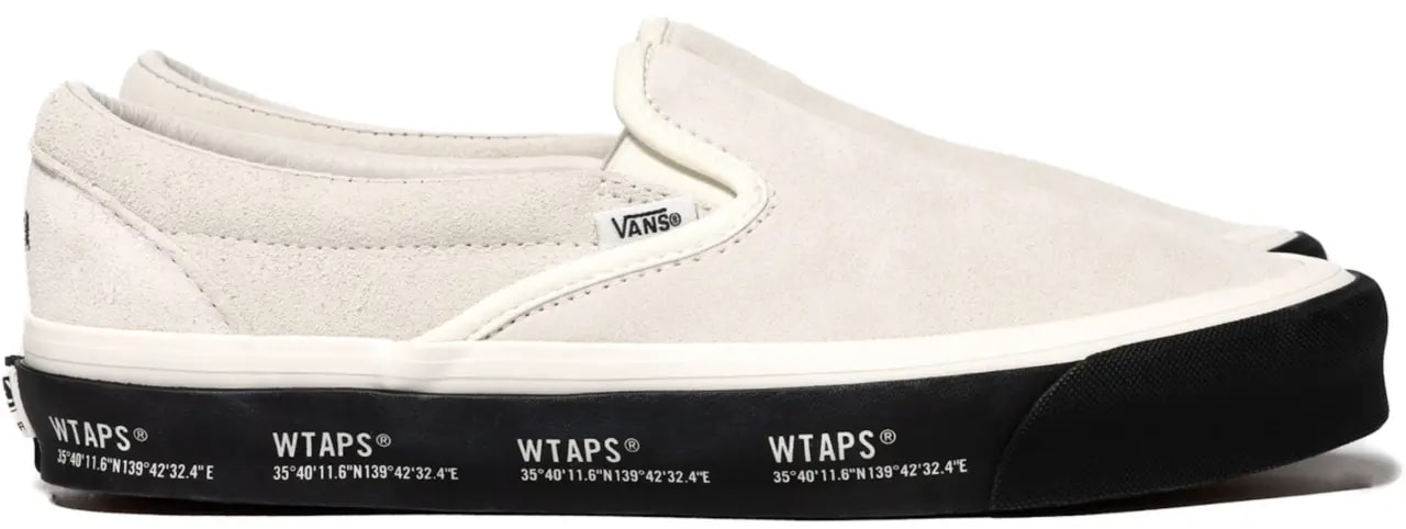 Giày Vans Classic Slip-On LX x WTAPS 'White Black' VN0A45JK20F1 — kich-thuoc: lien-he-order