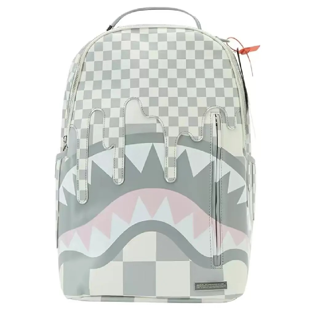 Balo Sprayground Caro Shark 'White Grey' W0825714 Balo Sprayground Caro Shark 'White Grey' W0825714