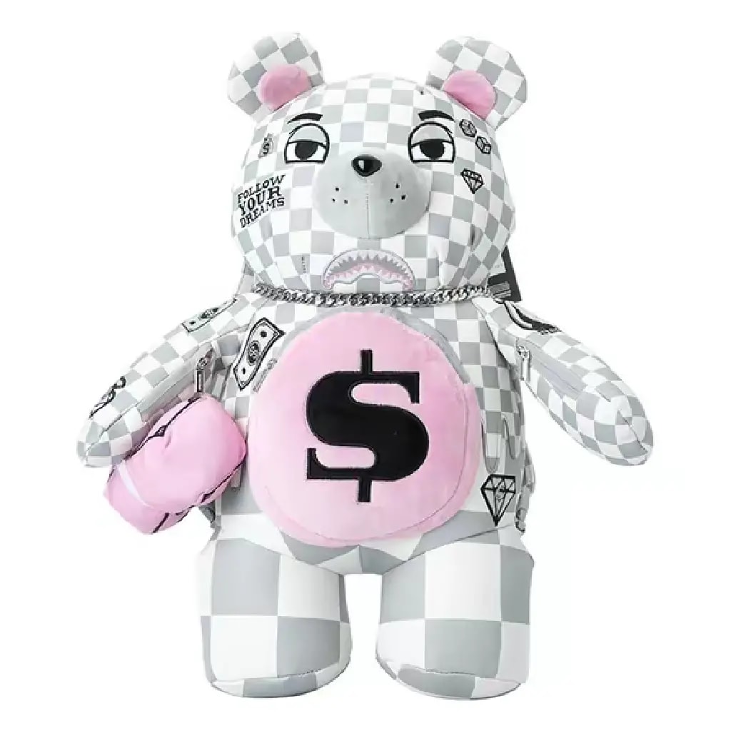 Balo Sprayground Plush Toy 'White Pink' W0827008